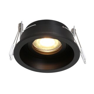 Inbouwspot Pélite 1-lichts zwart 10 cm