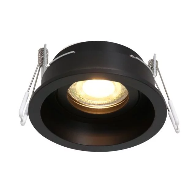 Inbouwspot Pélite 1-lichts zwart 10 cm