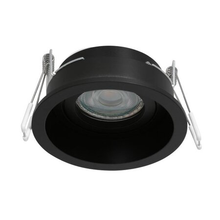Steinhauer Modern Inbouwspot Pélite 1-lichts 10 cm zwart