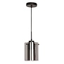 Moderne - Hanglamp - 1 Lichts - Zwart - Smoke - Interno