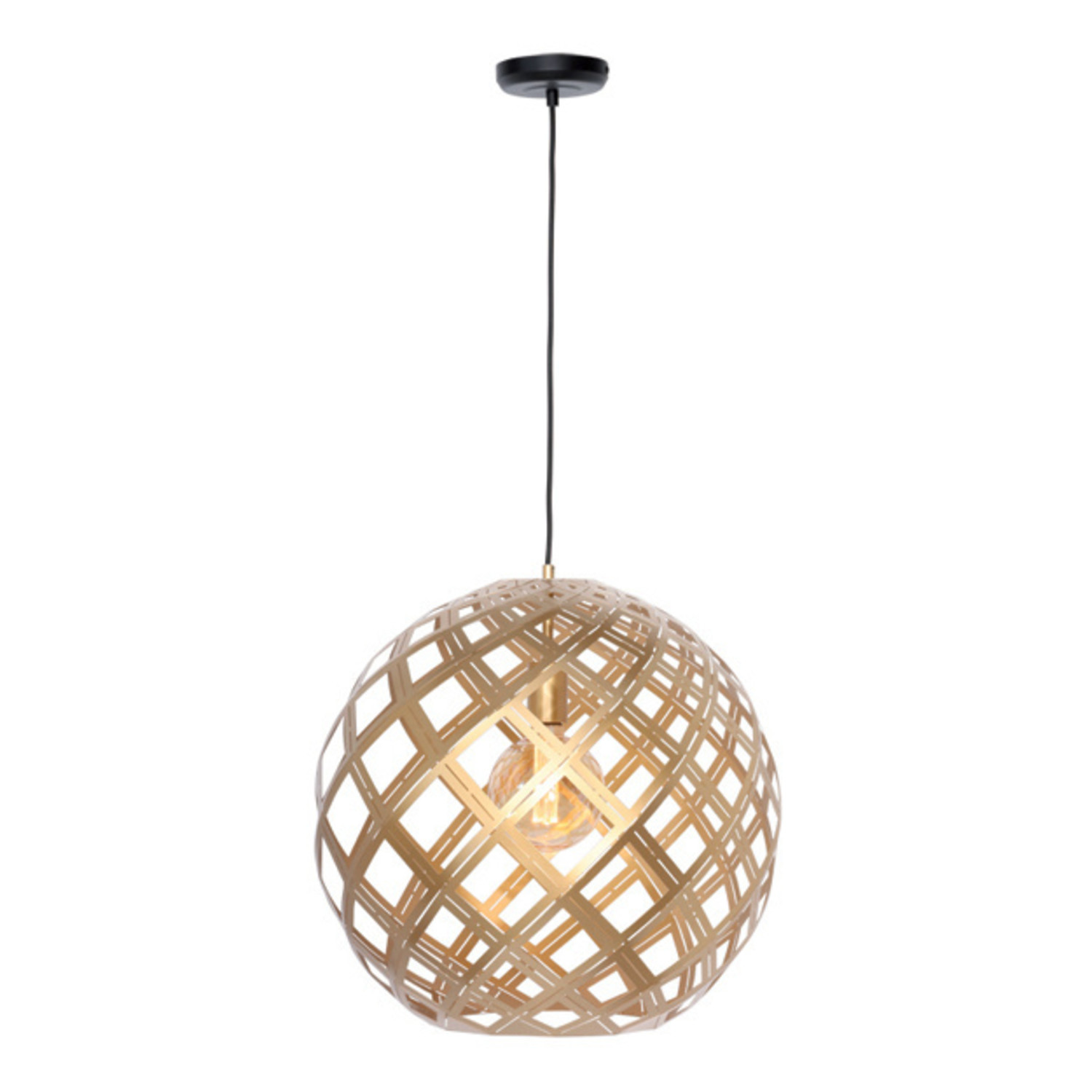 pleegouders variabel Beven Moderne - Design - Trendy - Hanglamp - 1 Lichts - 40 cm - Goud - Emma