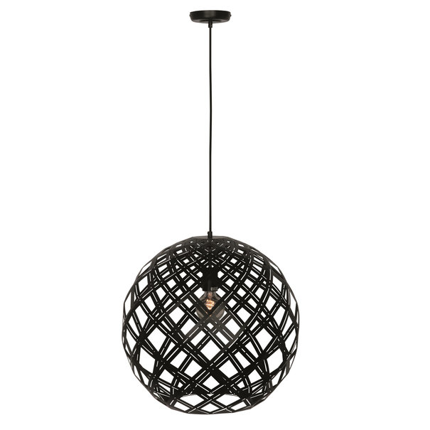 Freelight Moderne - Hanglamp - 1 Lichts - 50 cm - Zwart - Emma