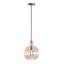 Design - Hanglamp - Amber Glas - 25 cm - Gloriana