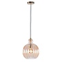 Design - Hanglamp - Amber Glas - 28 cm - Gloriana
