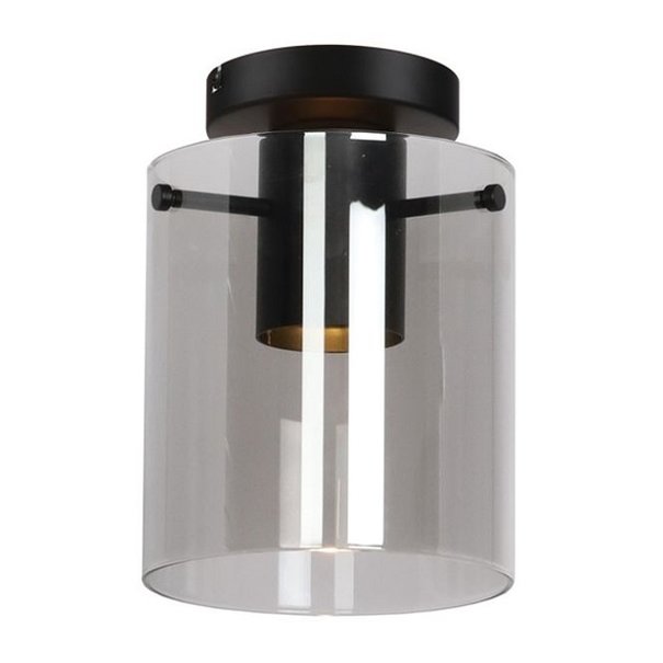 Freelight Moderne - Plafondlamp - Zwart - Smoke Glas - Interno