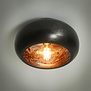 Industriële - Plafondlamp - Zwart Nikkel - 34 cm - Zenzi