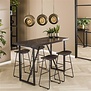 Landelijke - Moderne - Bartafel - Teakhout - 140 cm - Vine