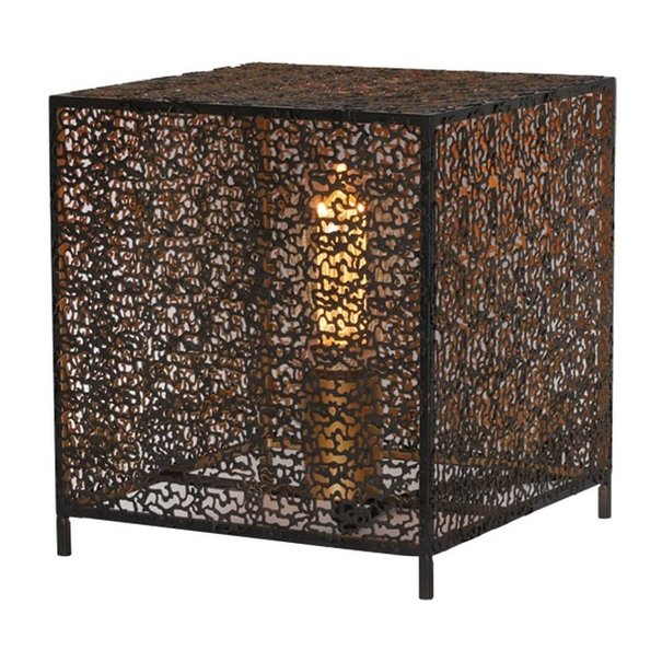 Freelight Industriële - Tafellamp - Zwart - Goud - 22 cm - Avola