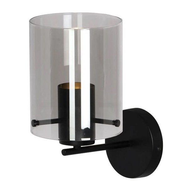 Freelight Moderne - Wandlamp - Zwart - Smoke Glas - Interno