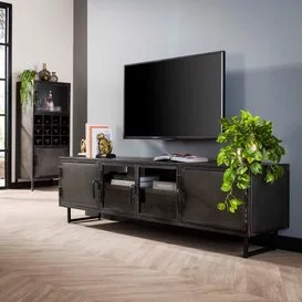 Tv-meubel Ferro 180 cm gun metal