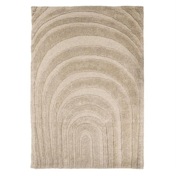 By Boo Vloerkleed - Carpet - Beige - 160 x 230 cm - Maze