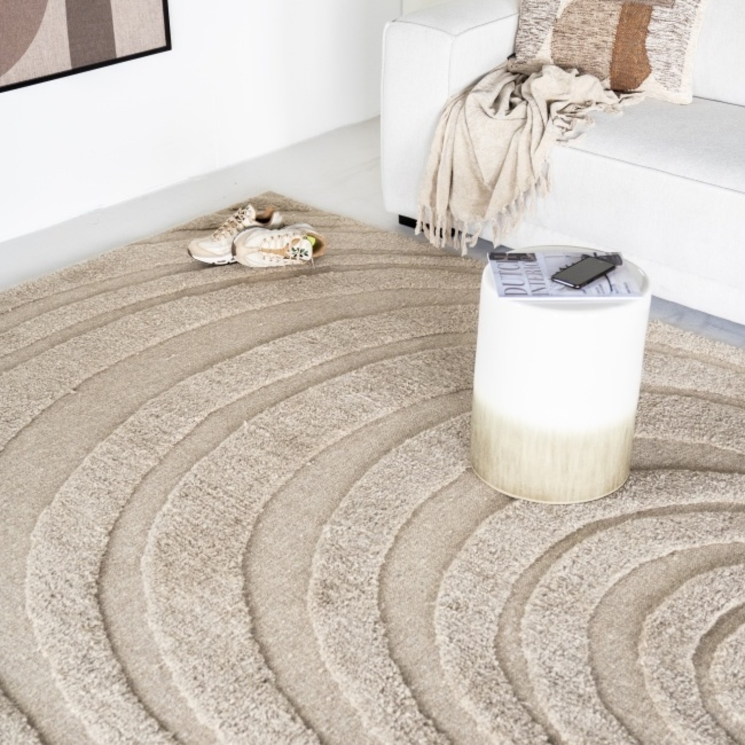 Zelfgenoegzaamheid verontschuldigen controleren Vloerkleed - Carpet - Beige - 200 x 300 cm - Maze