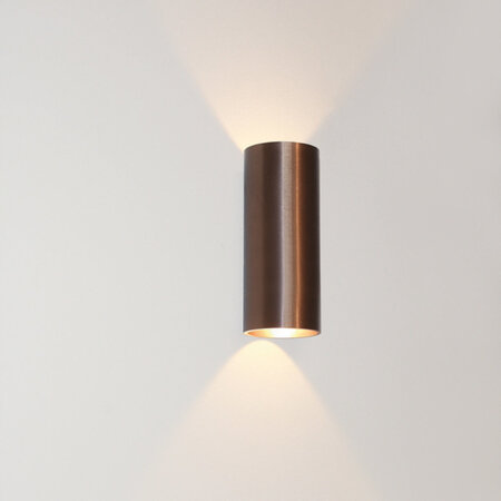 Artdelight Modern Scandinavisch wandlamp Brody geborsteld brons
