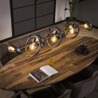 Hanglamp Hera 8-lichts charcoal