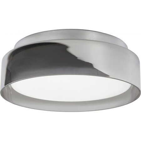 Highlight Moderne plafondlamp Clear Ø38 cm IP44 met smoke glas