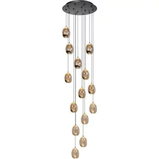 Hanglamp Golden Egg 14-lichts goud