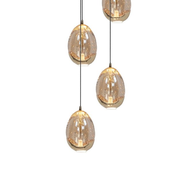 Highlight Moderne - Hanglamp - Goud - 14-lichts - Golden Egg