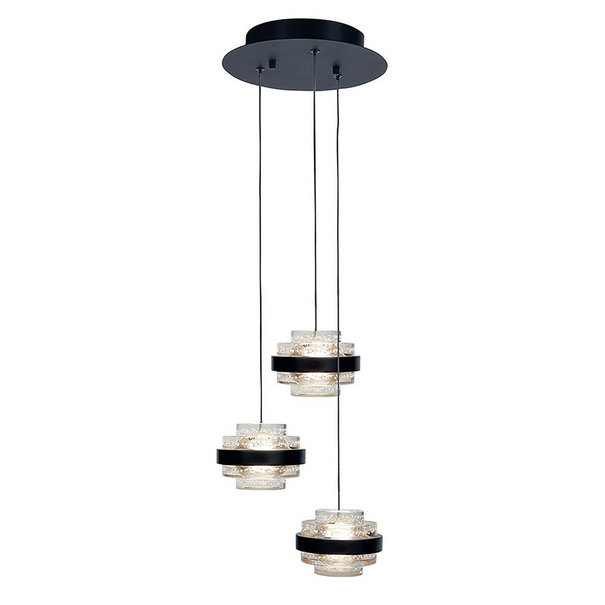 Highlight Design - Modern - 3-lichts - Hanglamp - Transparant - Dynasty