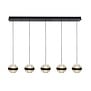 Design - Modern - 5-lichts - Hanglamp - Transparant - Dynasty