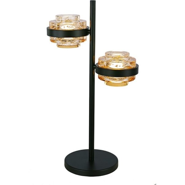 Highlight Moderne - Design - Tafellamp - 2 Lichts - Champagne- Dynasty