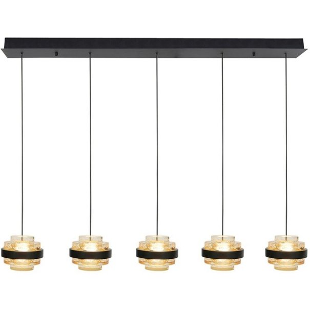 Highlight Design - Modern - 5-lichts - Hanglamp - Champagne - Dynasty