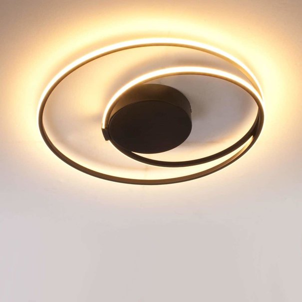 Freelight Moderne - Plafondlamp - Zwart - 21W - Ophelia