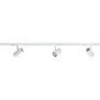 Moderne - Spanningsrail - Drie Spots - Wit - 100 cm - HighLight