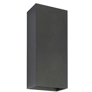 Wandlamp Eros Up Down 2-lichts zwart