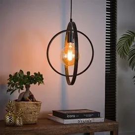 Hanglamp Ozon 1-lichts Charcoal