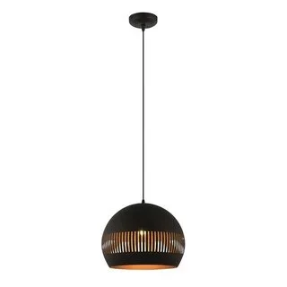 Hanglamp Globo 1-lichts zwart goud