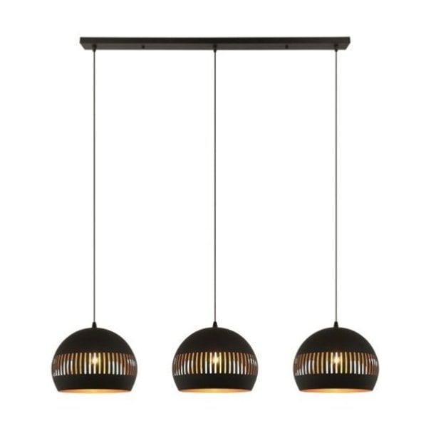 Freelight Moderne - Industriële - Hanglamp - Zwart - Goud - Globo
