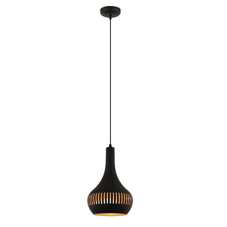 Freelight Moderne Industriële hanglamp Canna 1-lichts zwart