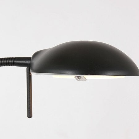 Mexlite Moderne vloerlamp Biron LED zwart