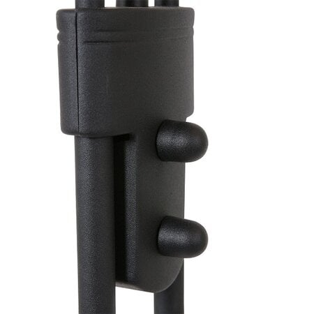 Mexlite Moderne vloerlamp Biron LED zwart
