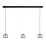 Modern - Design - Hanglamp  - Goud - 3 Lichts - Bilia