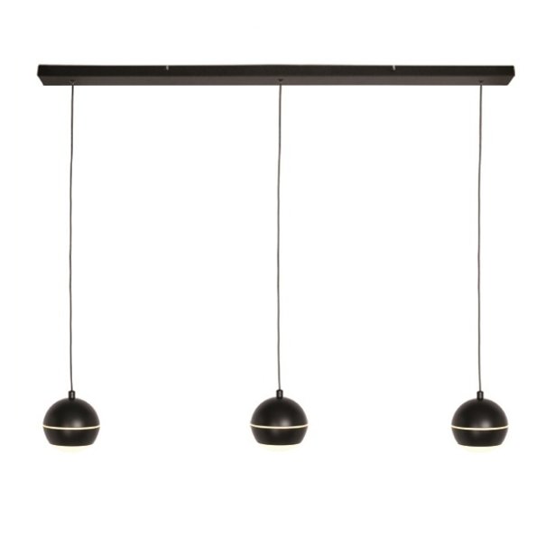 Freelight Modern - Design - Hanglamp  - Zwart - 3 Lichts - Bilia