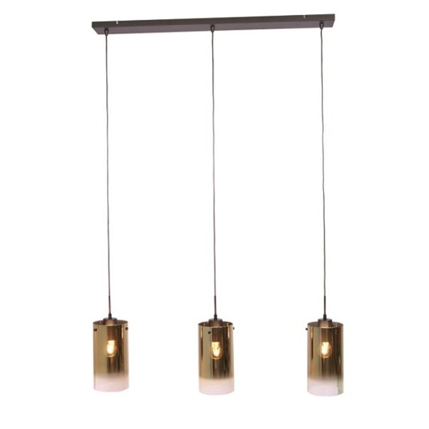 Freelight Moderne - Industriële - Hanglamp - 3 Lichts - Goud - Ventotto