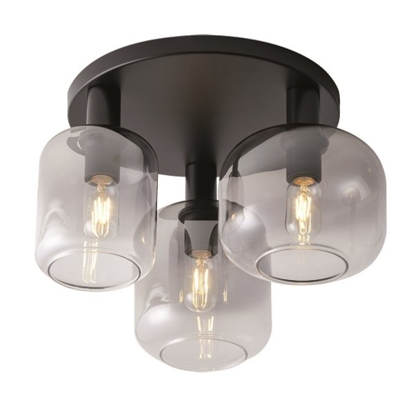 Freelight Moderne - Design - Plafondlamp - 3 Lichts - Smoke - Vario