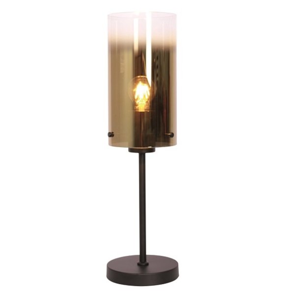 Freelight Moderne - Tafellamp - Zwart - Goud Glas - 1 lichts - Ventotto
