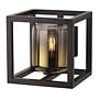 Moderne - Wandlamp - Zwart - Goud Glas - Dentro