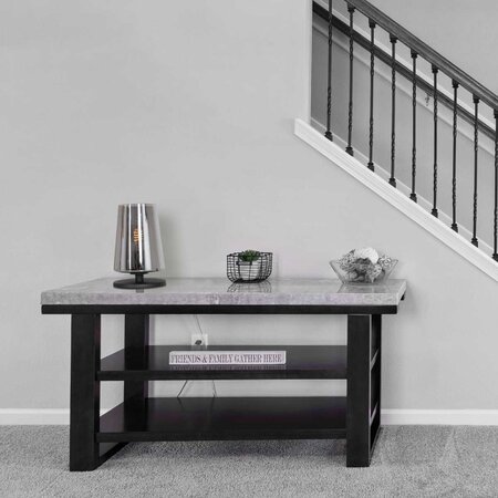 Anne Lighting Moderne tafellamp Ancilla 1-lichts zwart met smoke glas