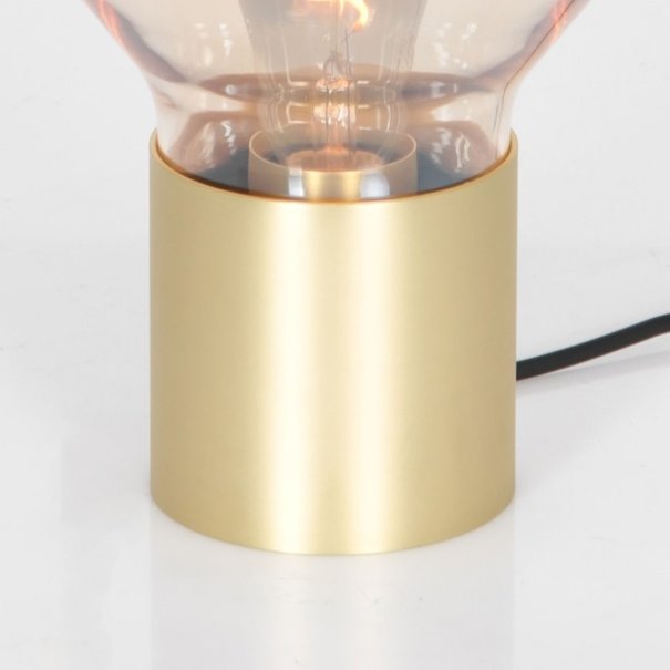 Anne Lighting Landelijke - Tafellamp - Messing - Amber - 1 Lichts - Ambiance