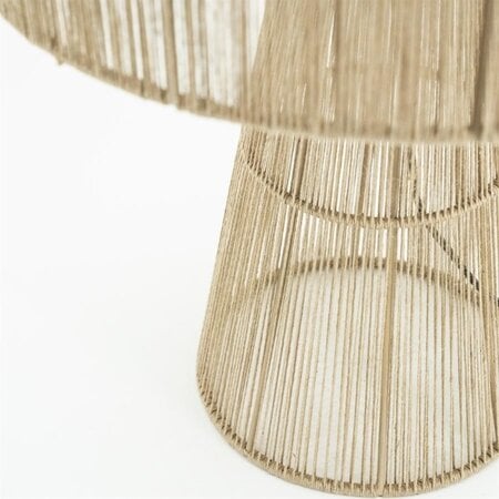 By-Boo Landelijke Oosterse tafellamp Oshu 1-lichts Jute