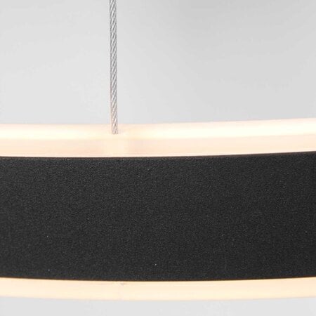 Steinhauer Design Moderne hanglamp Ringlux Ø60 cm LED zwart