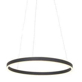 Hanglamp Ringlux Ø60 cm zwart