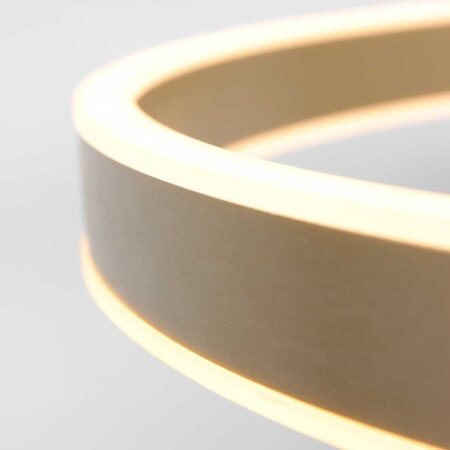 Steinhauer Design Moderne hanglamp Ringlux Ø60 cm LED goud