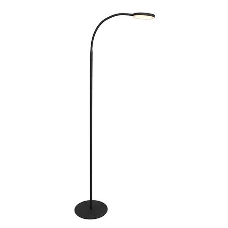 Mexlite Moderne Leeslamp Platu 1-lichts zwart