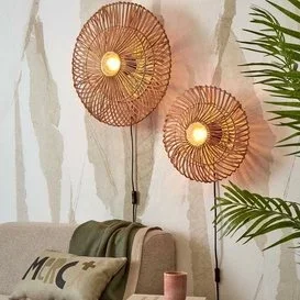 Wandlamp Zanzibar Ø40 cm naturel