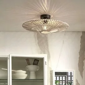 Plafondlamp Zanzibar Ø55 cm wit
