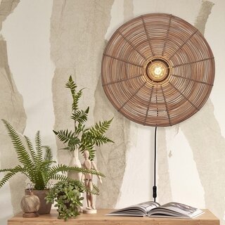Wandlamp Tanami Ø55 cm naturel